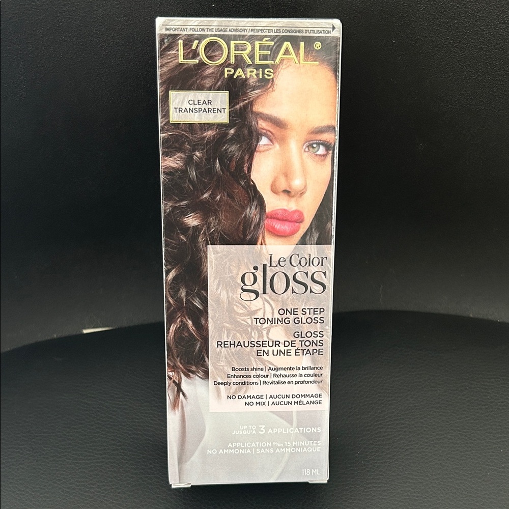 L'Oreal Paris Le Color Gloss One Step Toning Gloss Transparent
